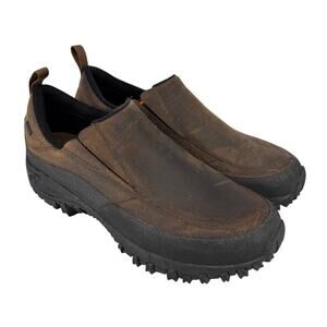 Merrell Shiver Moc 2 Waterproof Mens Shoe Slip On Size 13 Dark Earth